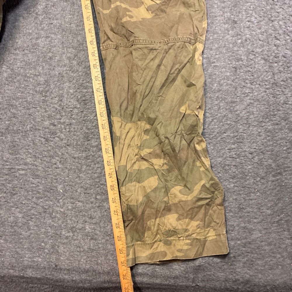 Vintage Gap Paratrooper Pants Mens 35x32 Camo 2009 Military Style Loose Straight - Picture 6 of 13
